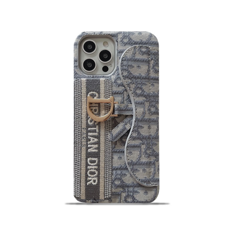 CD IPHONE CASE WITH CARD HOLDER GRAY mysite