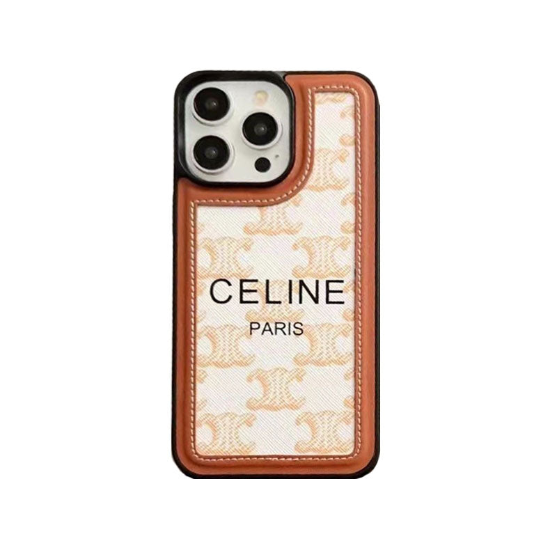 Black Celine iPhone Case With Strap-SZ231124 mysite