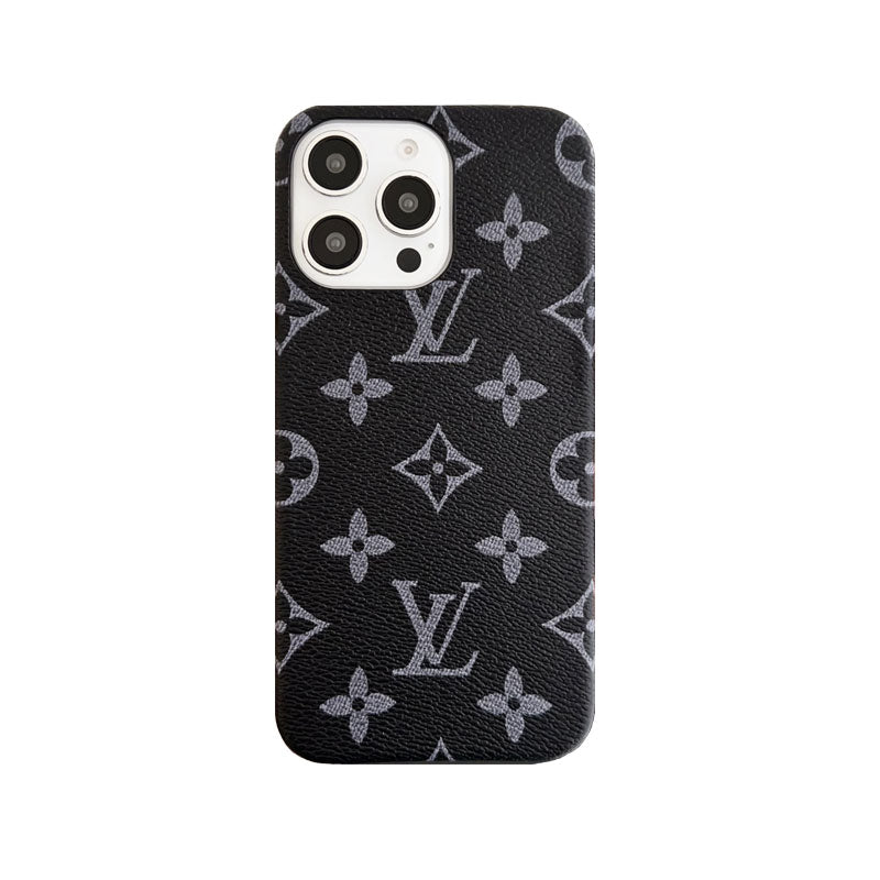 CLASSIC LEATHER MONOGRAM PHONE CASE FOR IPHONE BIG PRINTING mysite