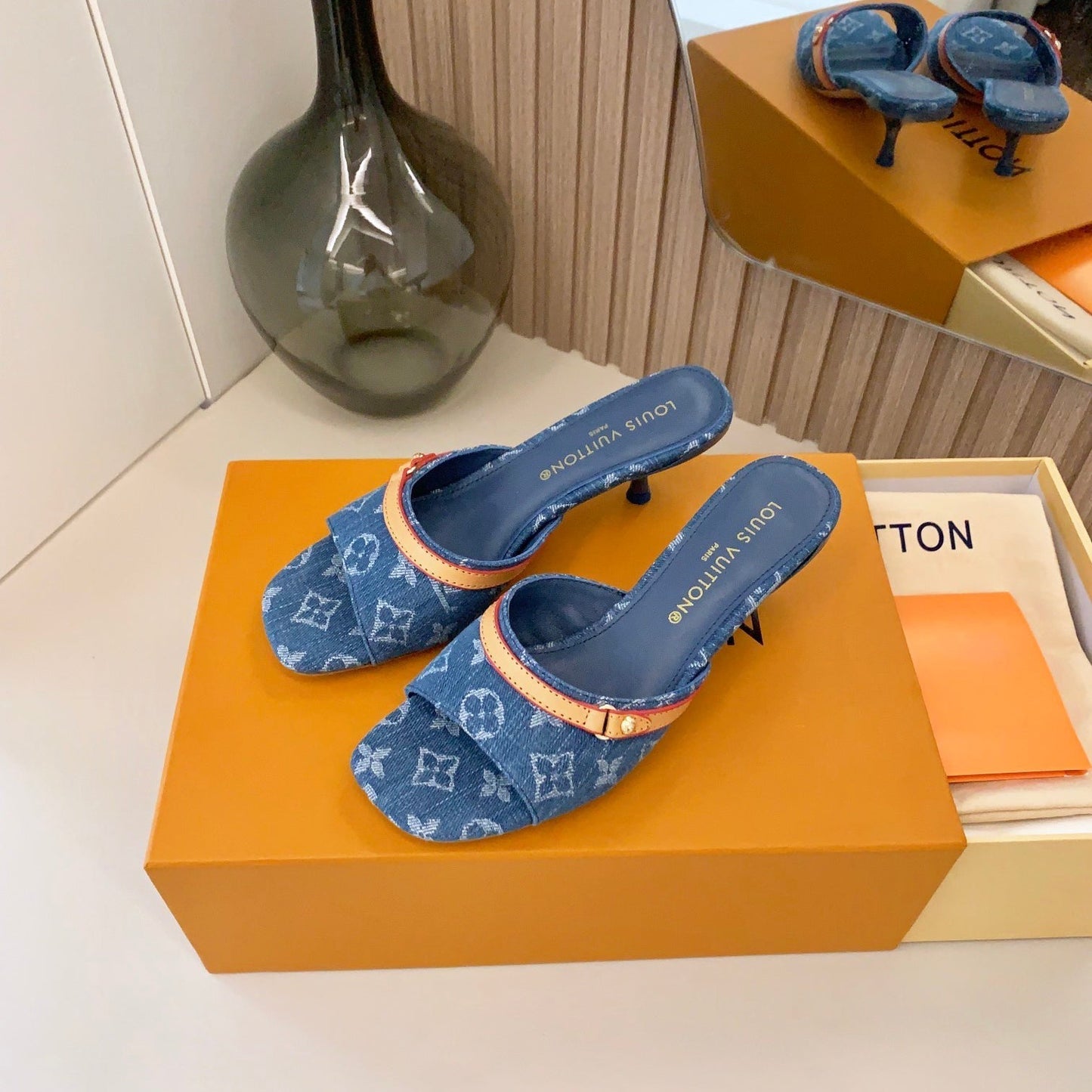 New Monogram Heel Sandals mysite