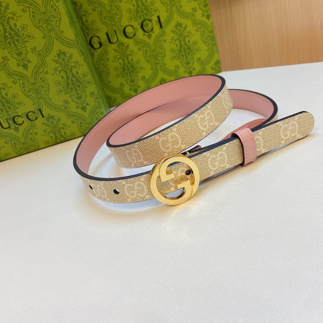 2.0cm new fabric with thin first-layer calfskin belt mysite