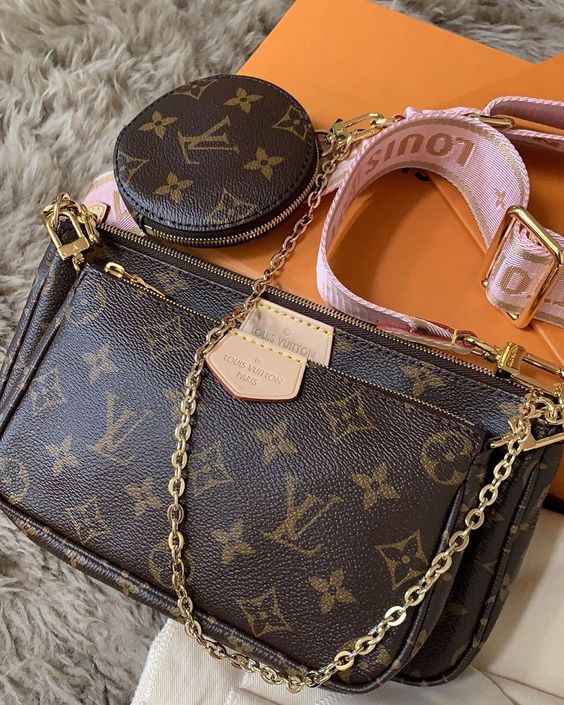 Louis Vuitton Multi-Pochette Bag in pink mysite