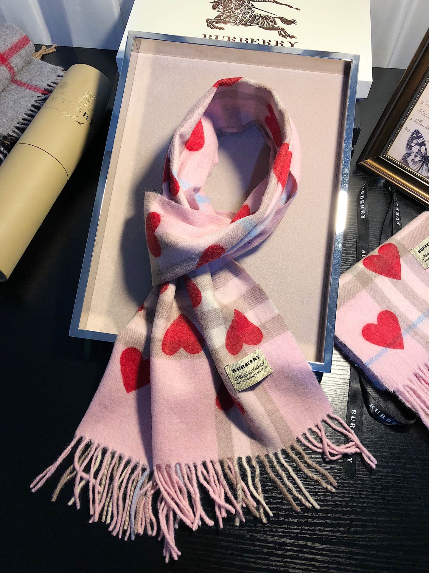Parent-child love 100% cashmere scarf mysite