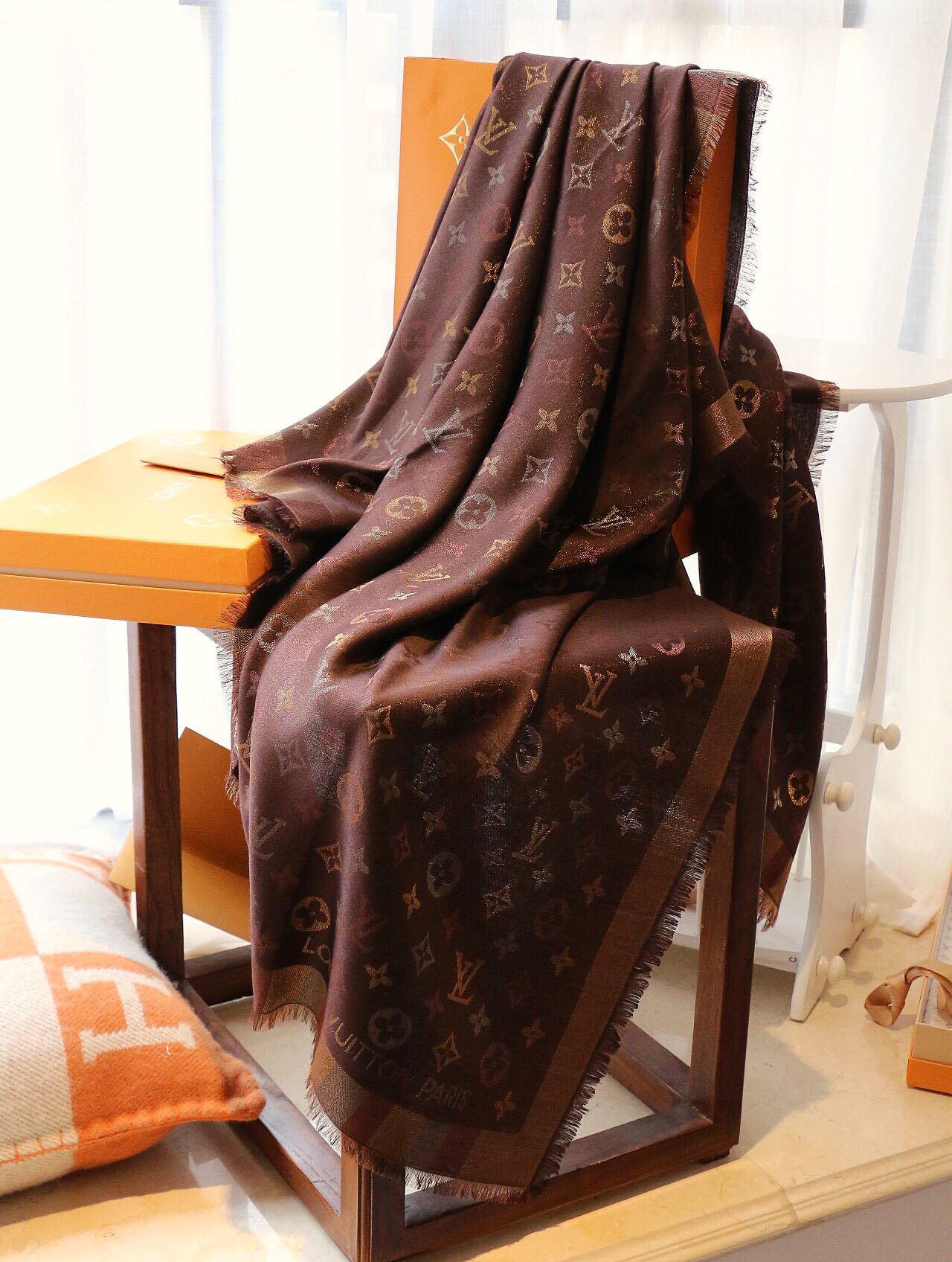 Silk cashmere scarf mysite