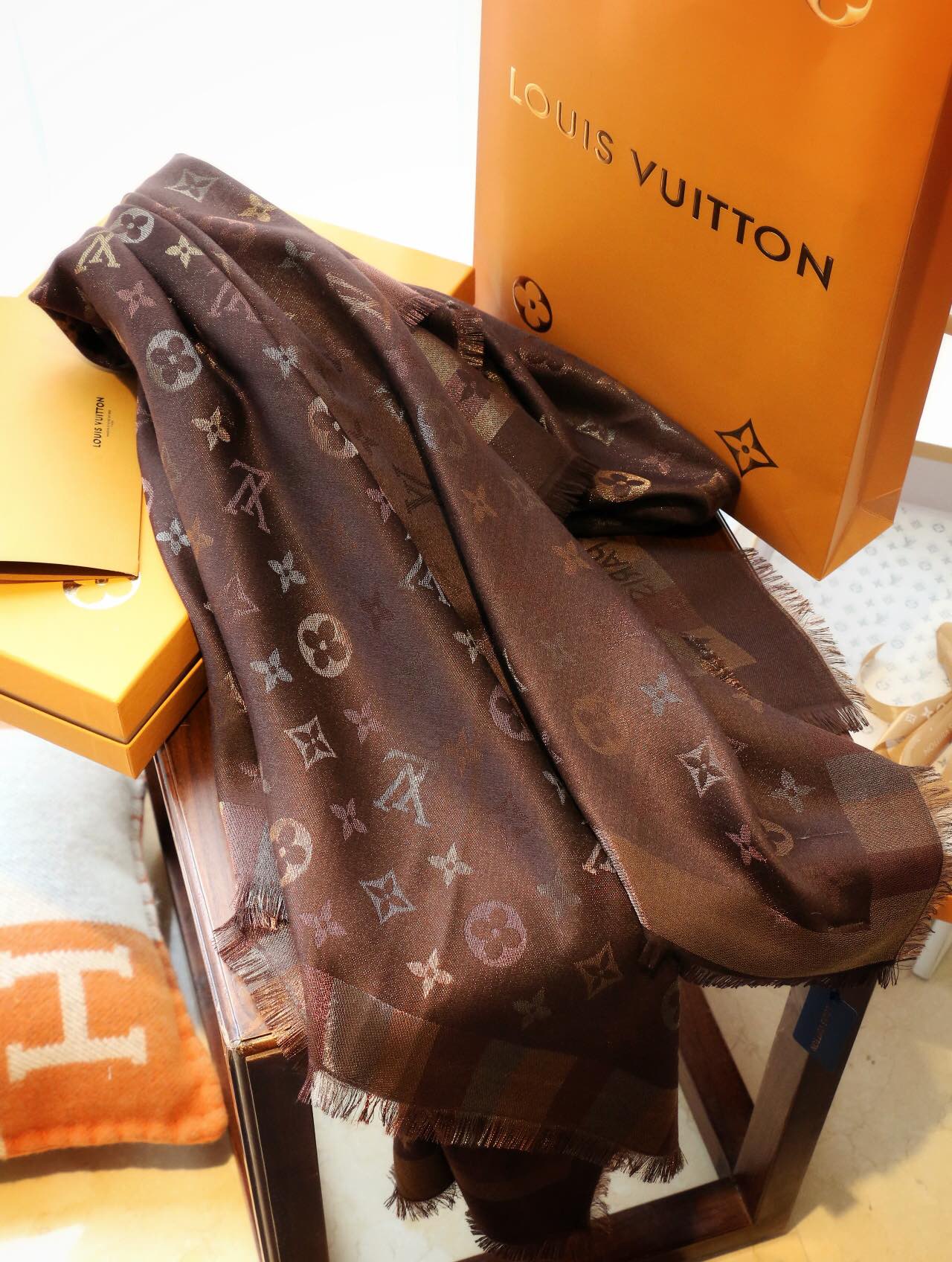Silk cashmere scarf mysite