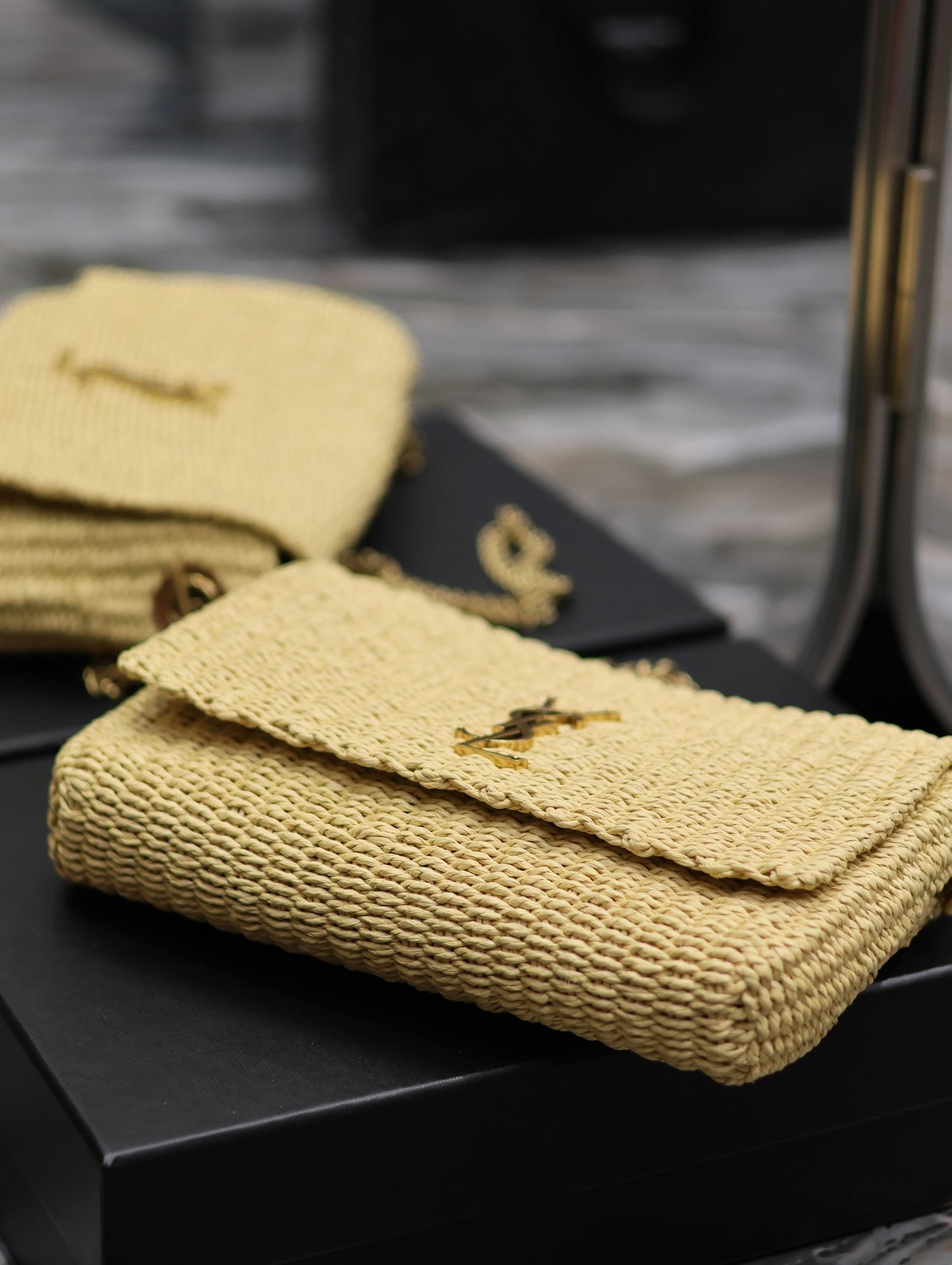 YSL Kate In Raffia - 28.5¡Á20¡Á6cm mysite