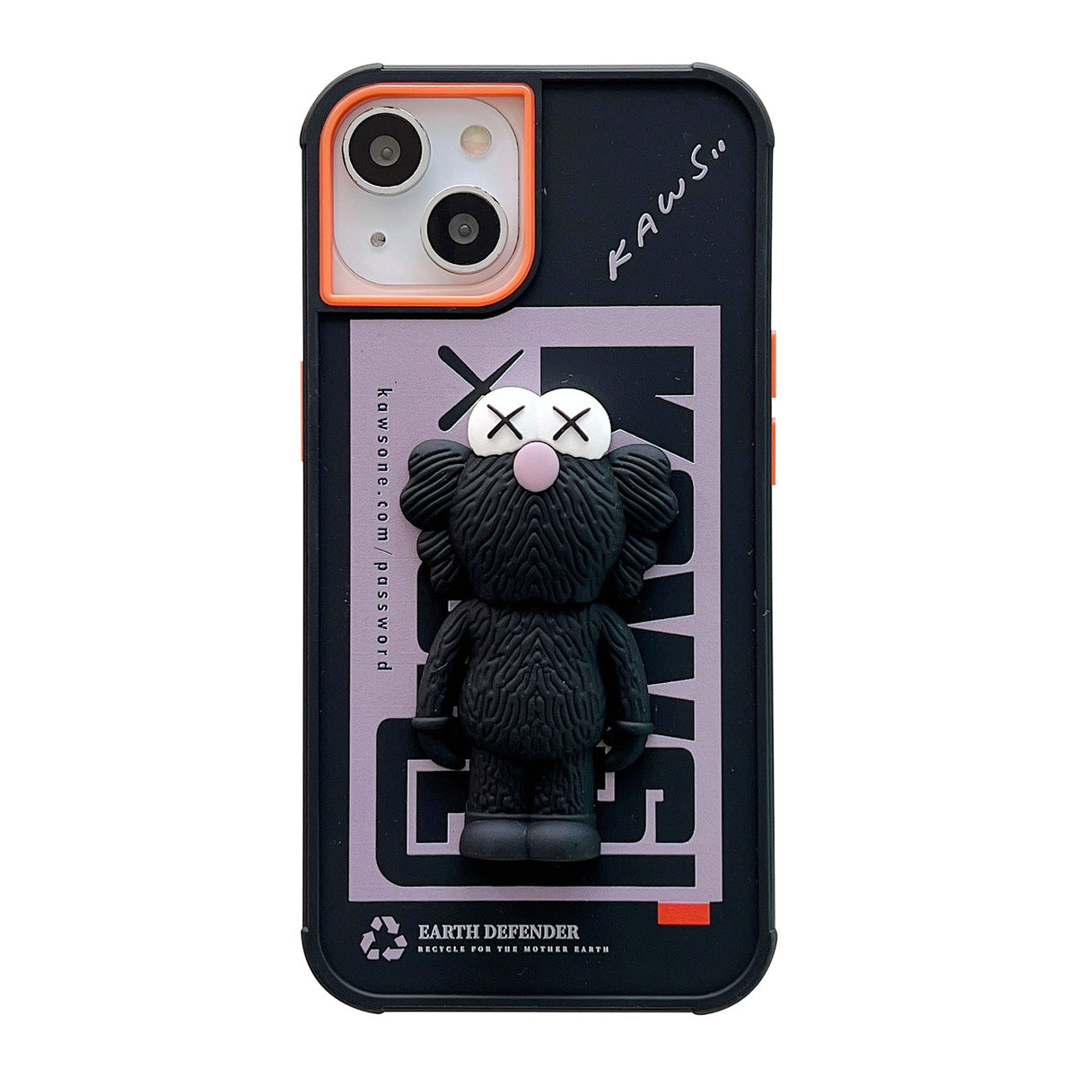 Standing Doll x Matte Black iPhone Case mysite