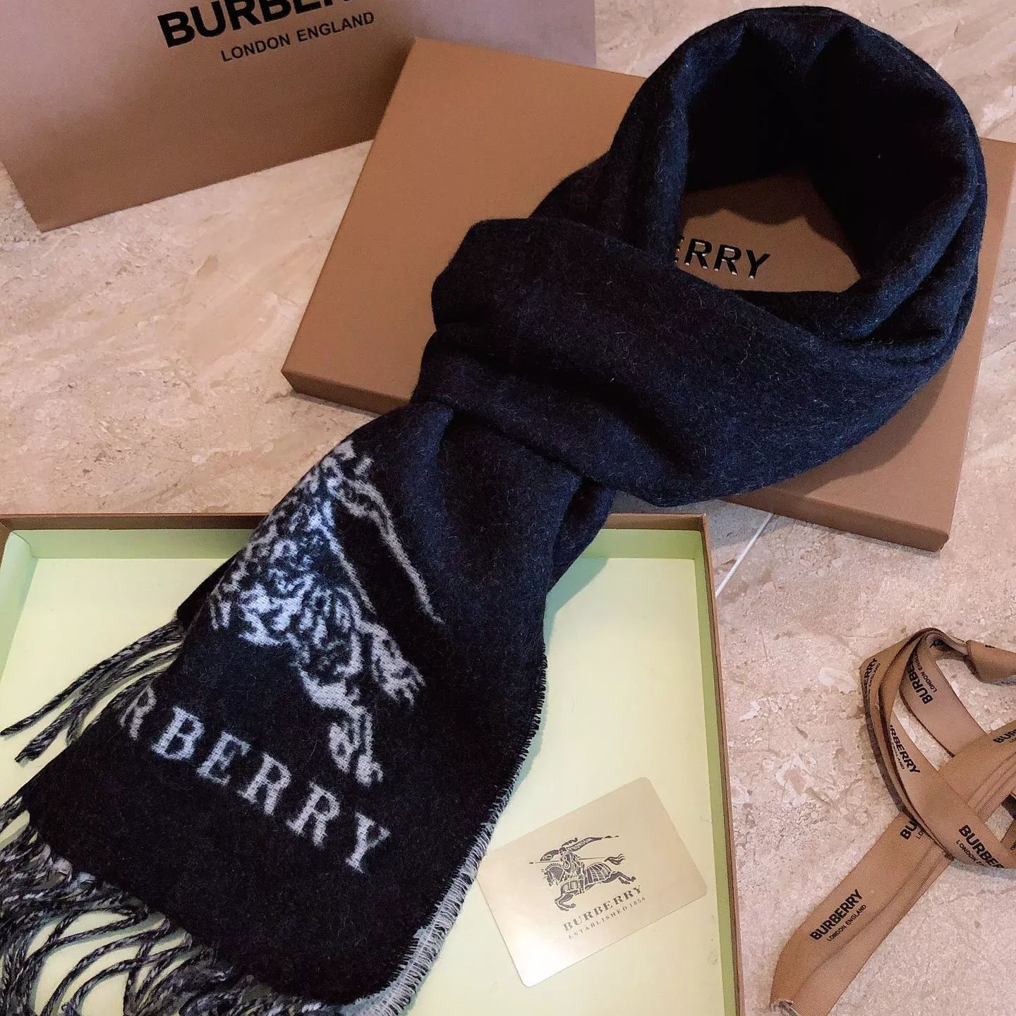 Simple Solid Monogram Fringed Wool Scarf mysite