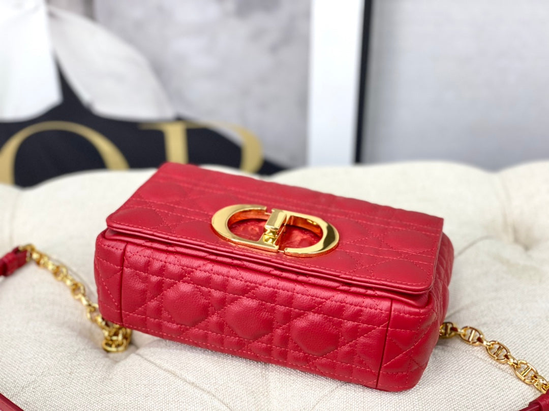 SMALL CARO BAG 20 RED CALFSKIN mysite