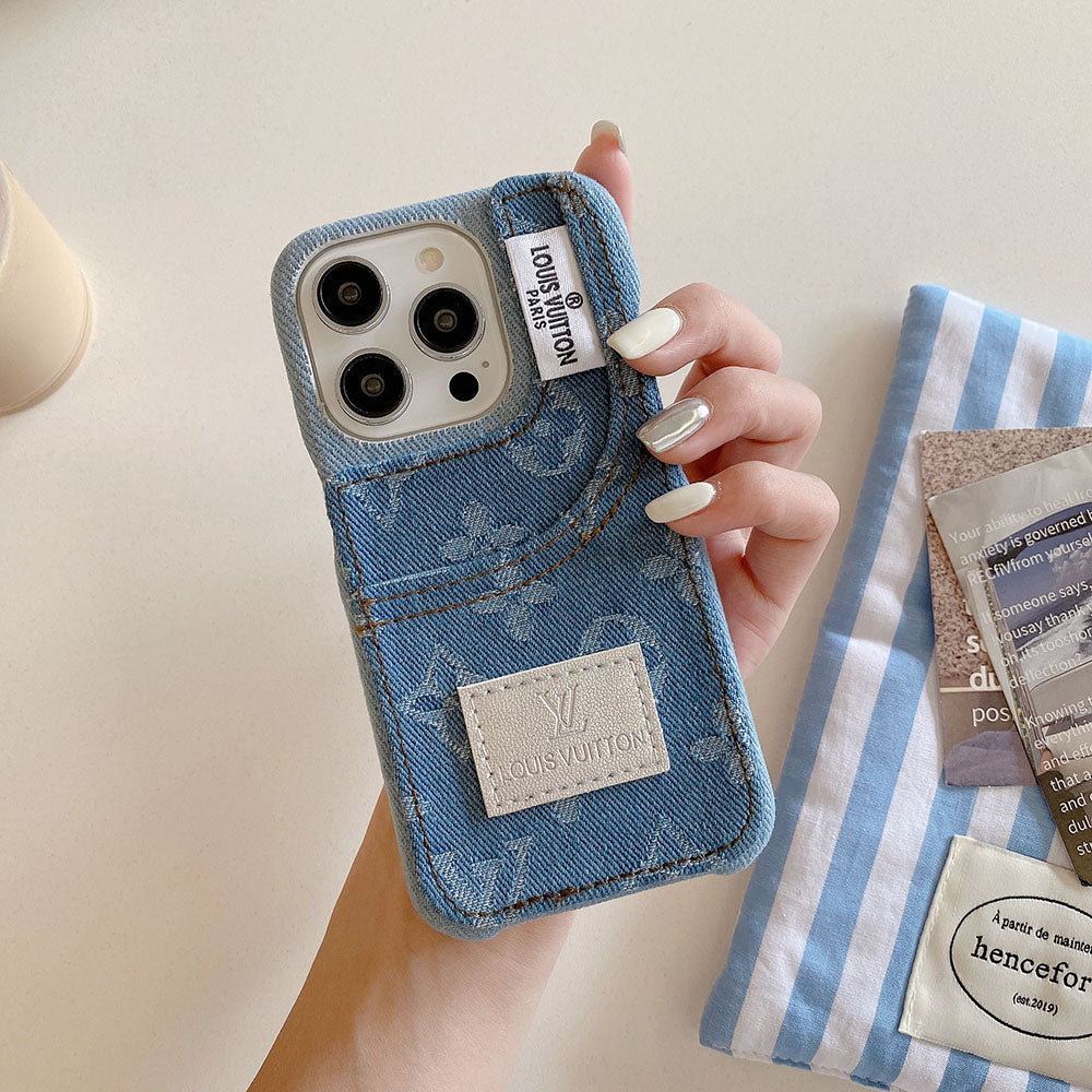 Lou Jeans Pattern iPhone Case mysite