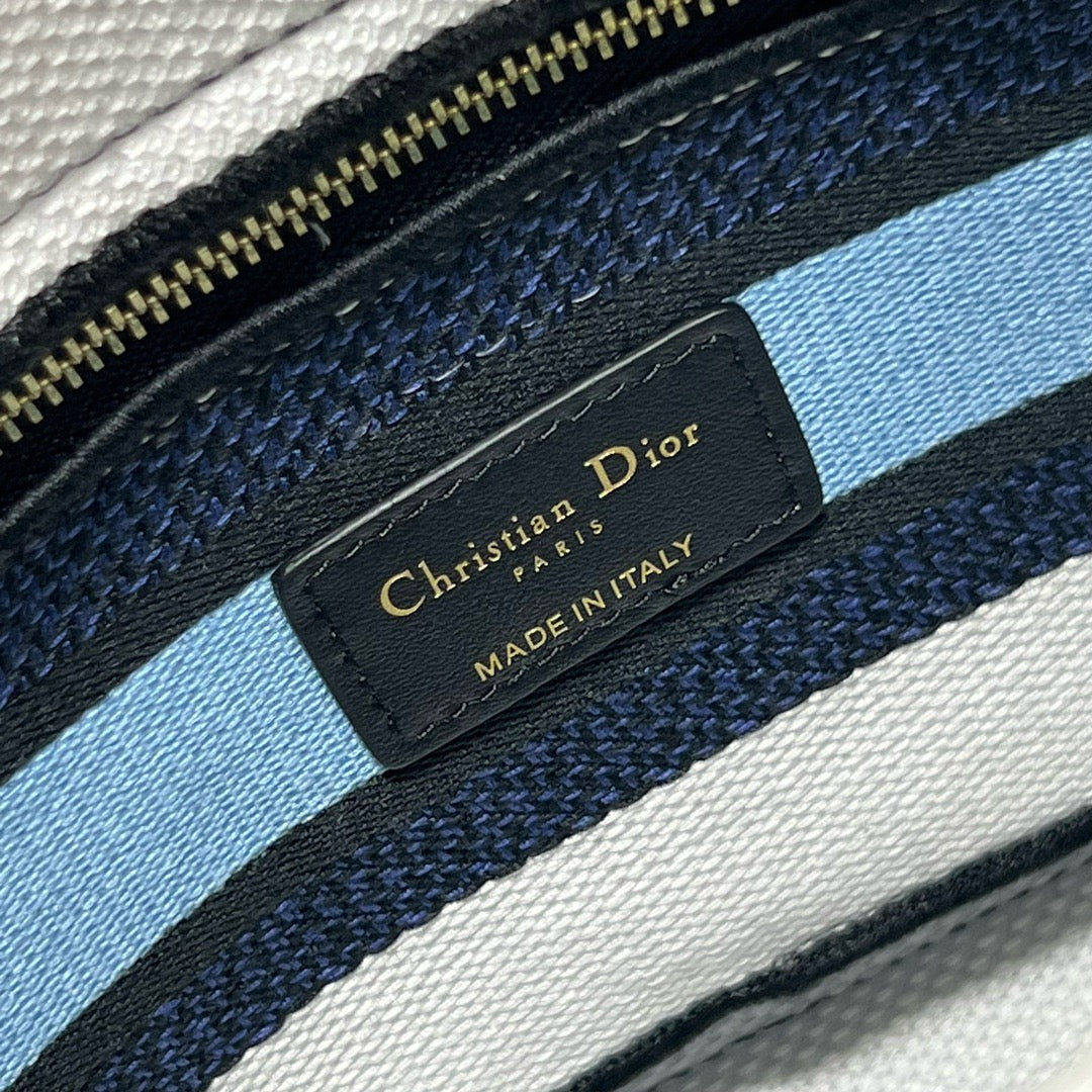 CD Butterfly Love Flower Blue 24 Lady Dior Bag Canvas 336667 mysite