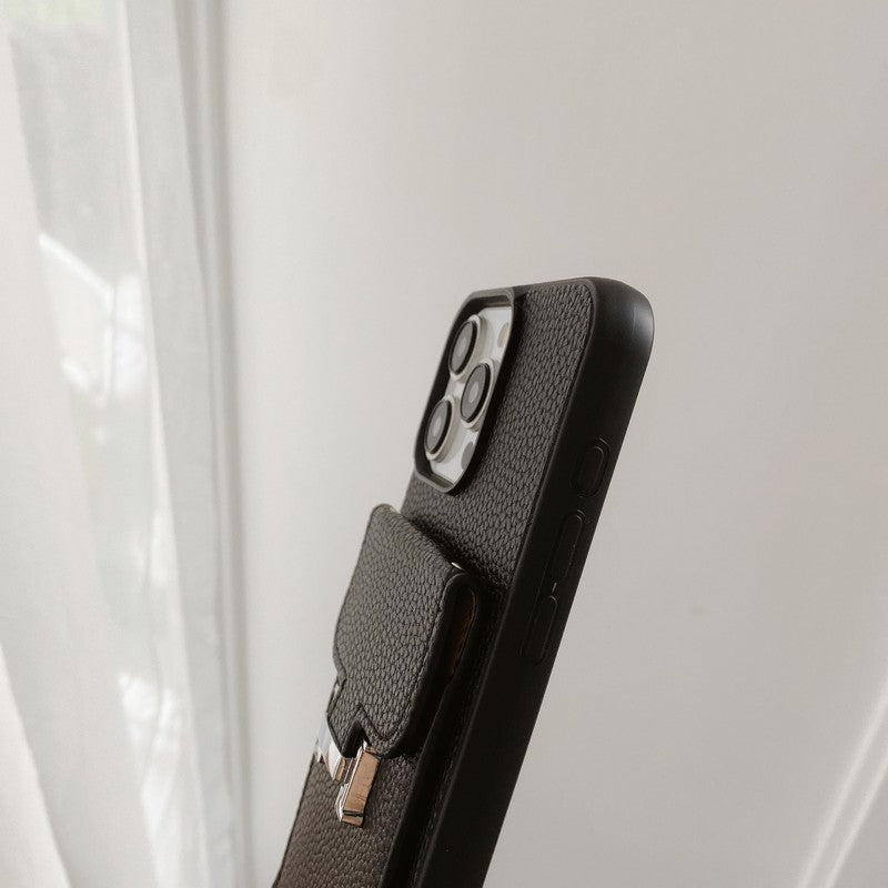 H Card Bag Leather Crossbody iPhone Case mysite