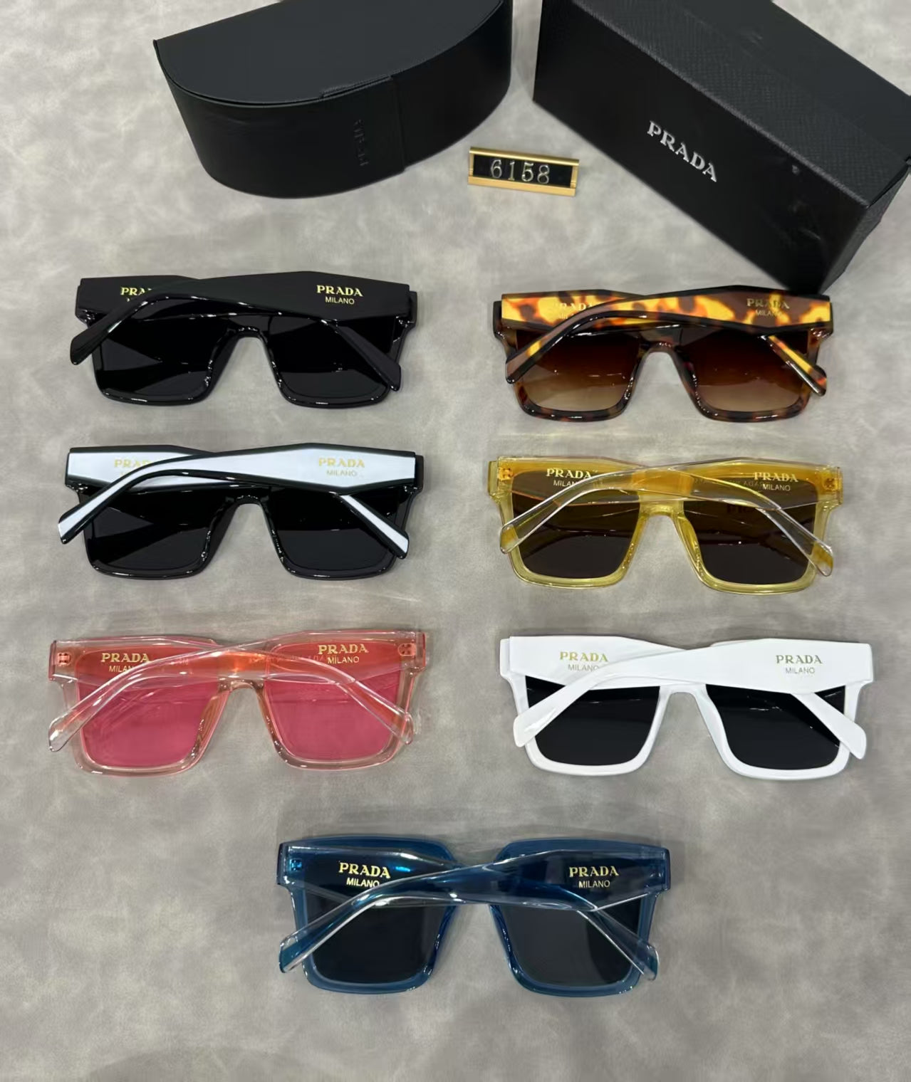 Luxury Large Frame Sunglasses Y-1331 Luxcases.shop