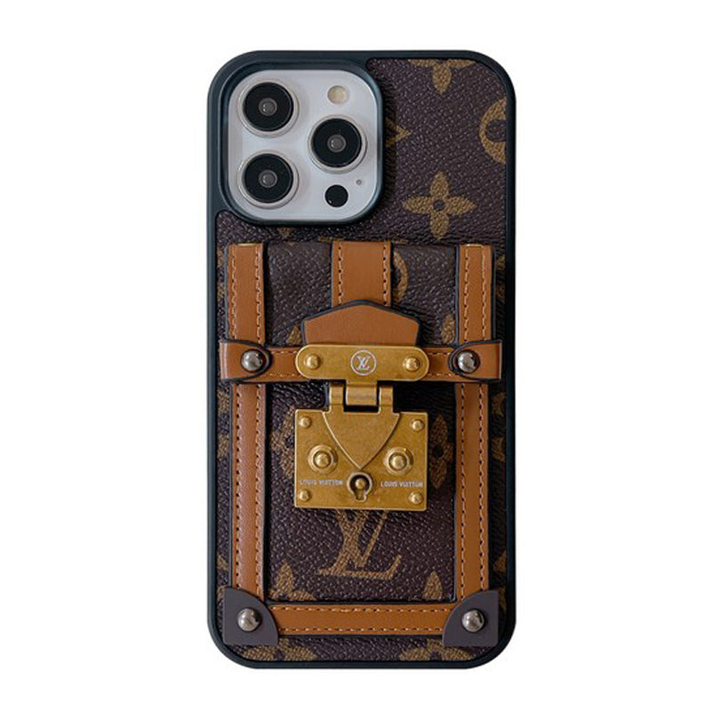 Lou GG Card Holder Chain iPhone Case mysite