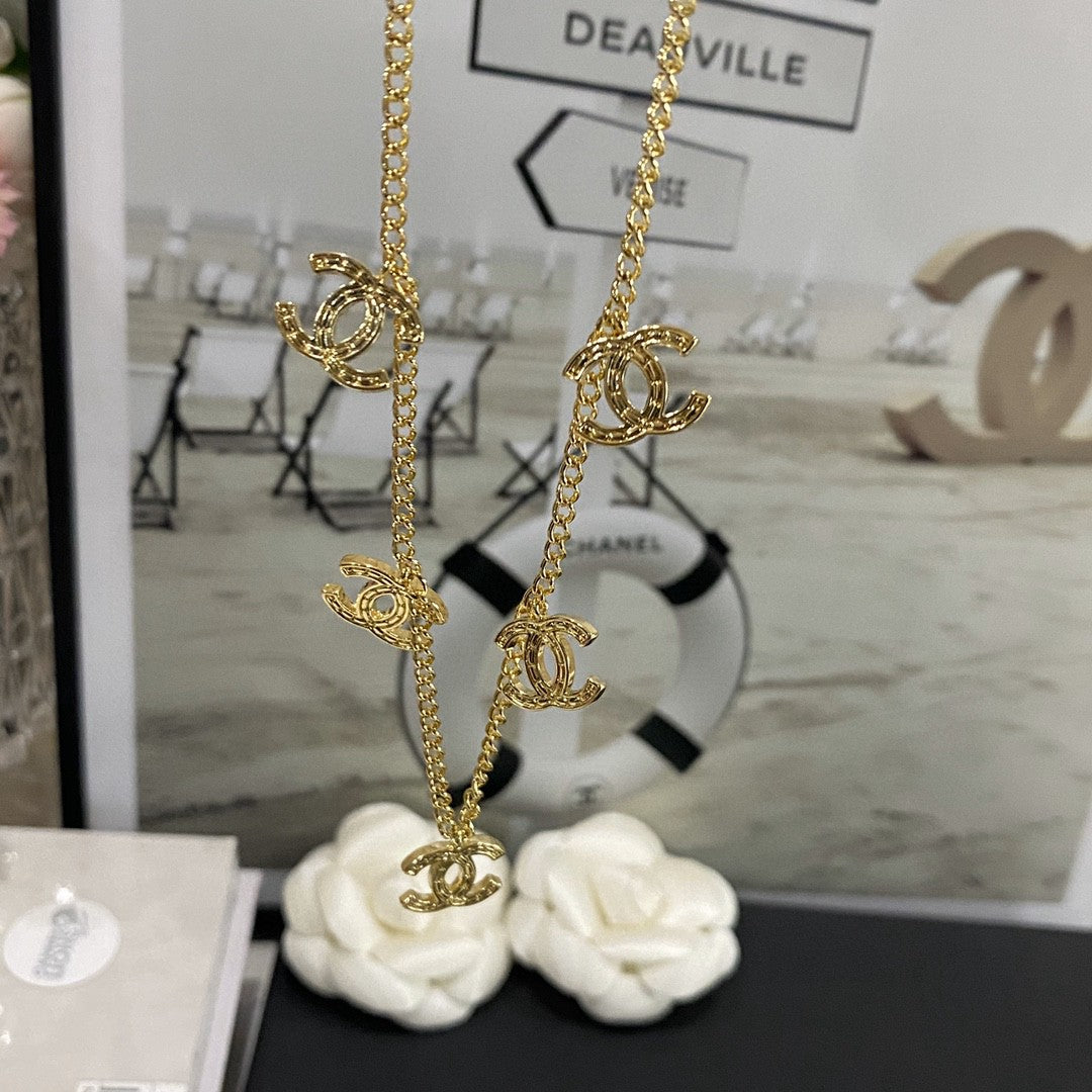 Multi-Logo Pendant Necklace mysite