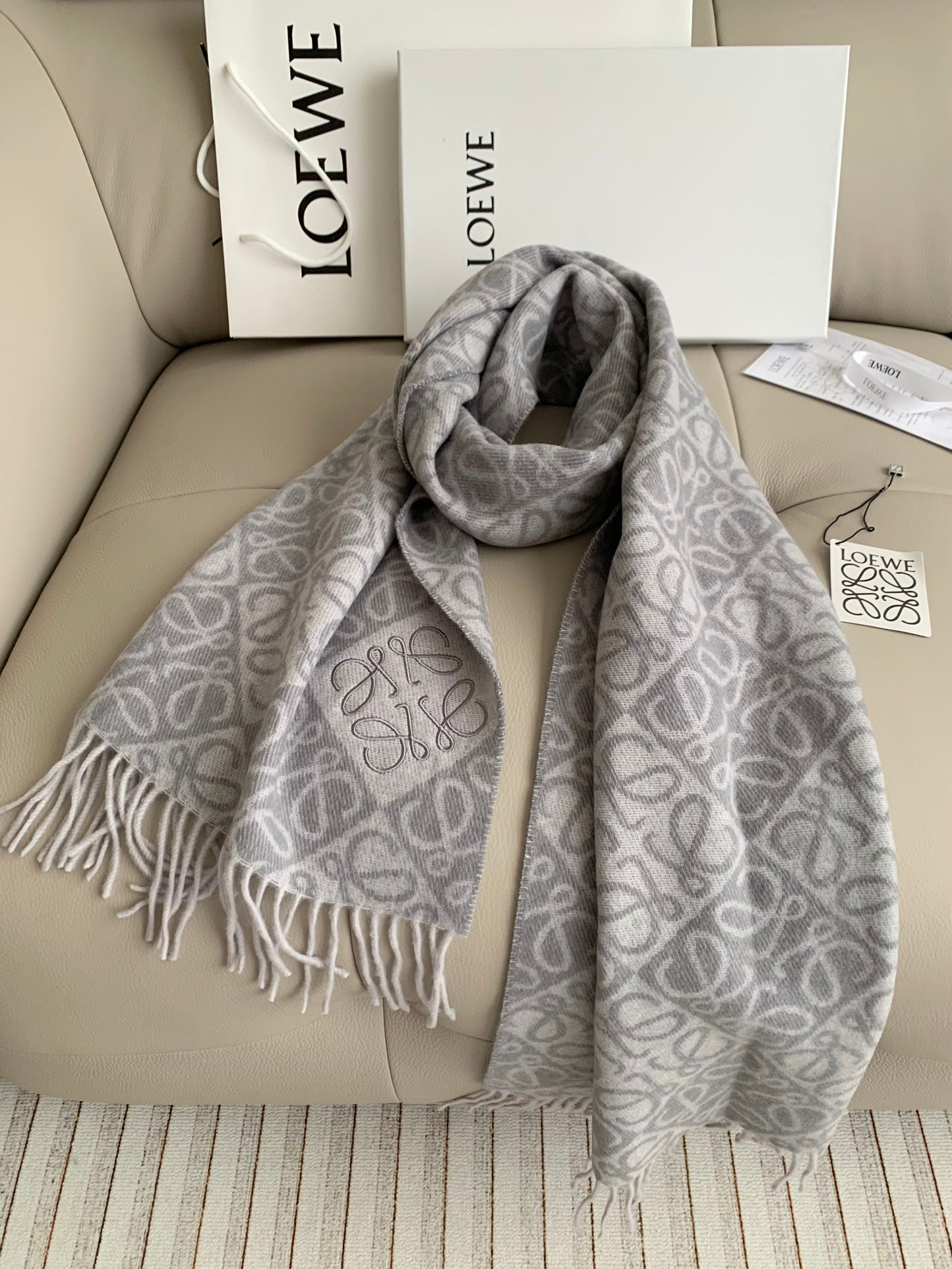 Printed tassel scarf mysite