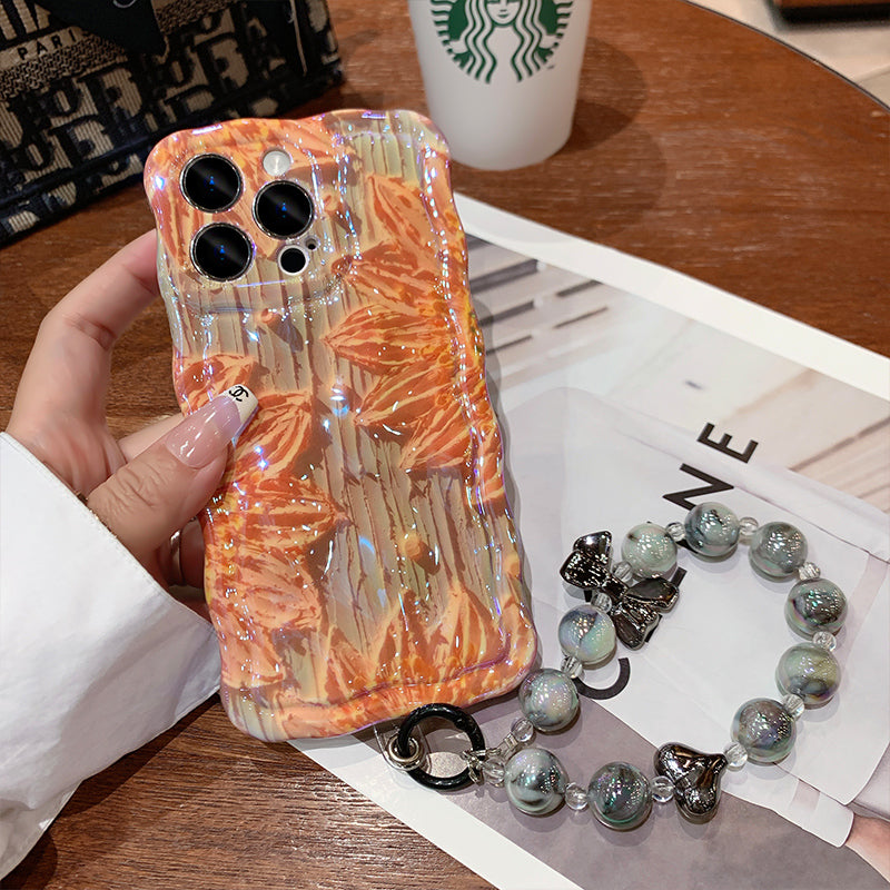 Advanced Sense Oil Painting Flower iPhone Case mysite