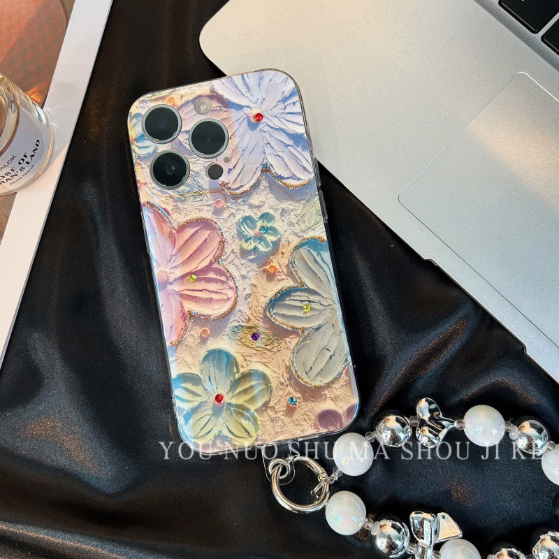 Vintage Oil Painting Flower iPhone Case mysite