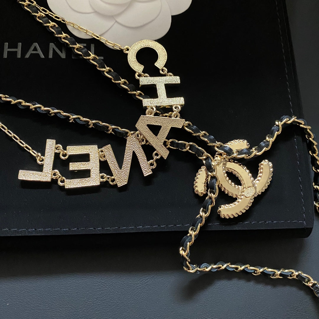 Fashion Diamond Double Necklace mysite