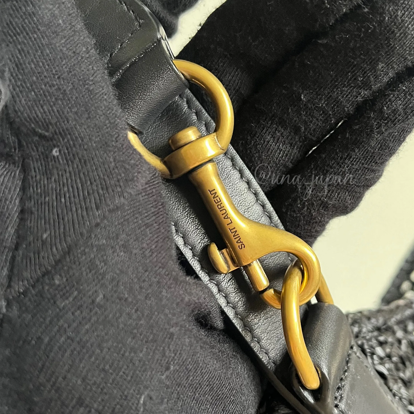 SAINT LAURENT YSL Raffia tote Bag mysite