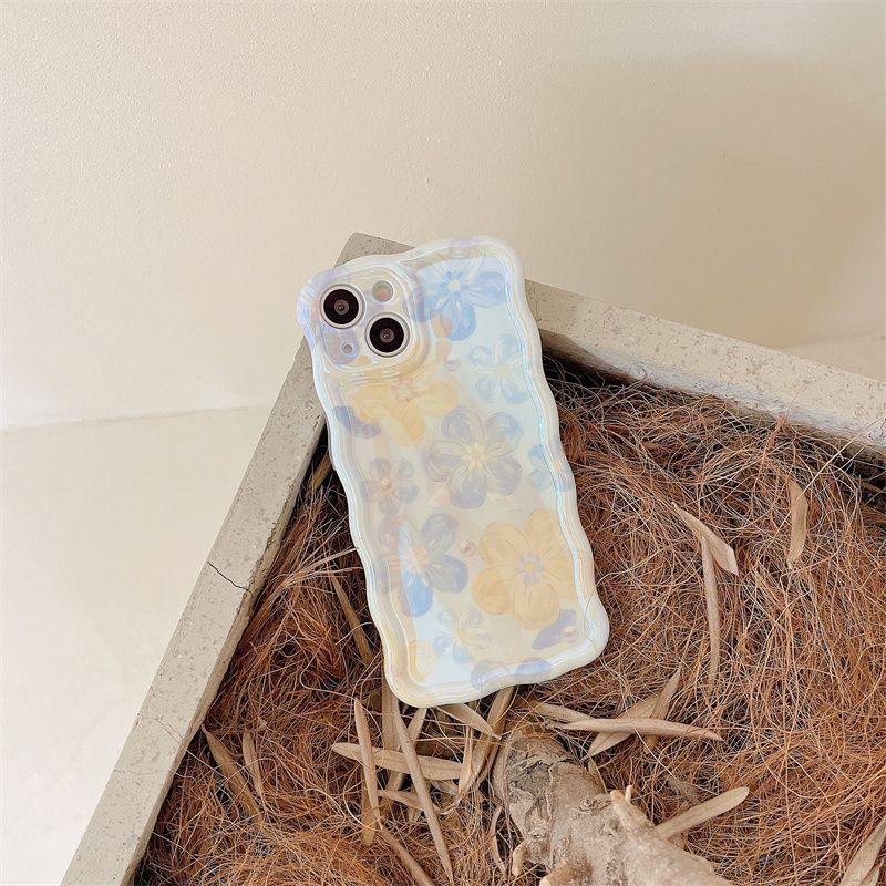 Elegant Little Flowers With Pearl Chain For iPhone Case mysite