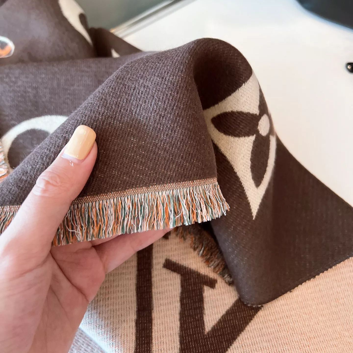 Leopard Print Monogram Scarf Shawl mysite
