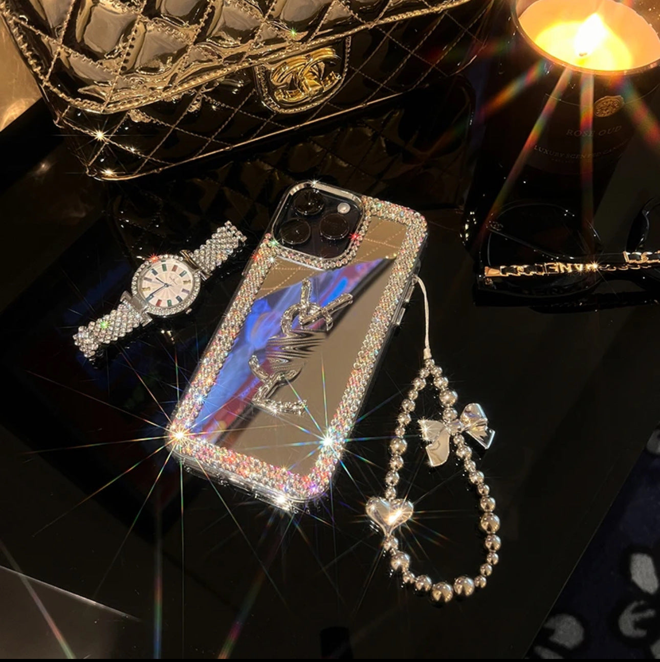 Glamorous Beauty Mirror iPhone Case – Makeup & Style On the Go!1 mysite