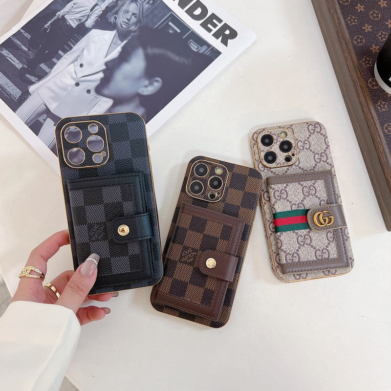 Lou Classic Color Card Bag iPhone Case mysite