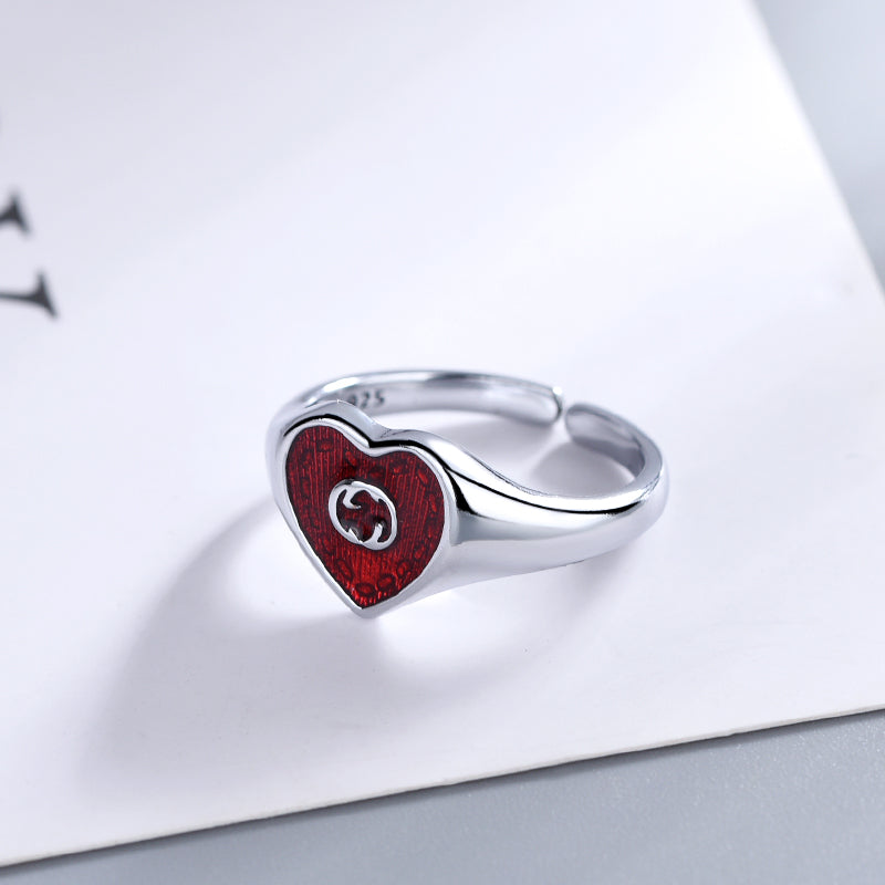 Heart Shape Open Ring mysite