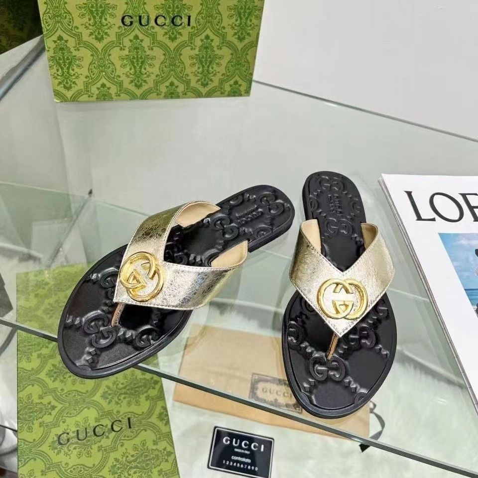 Fashion Metal Buckle Flip Flop Sandals mysite