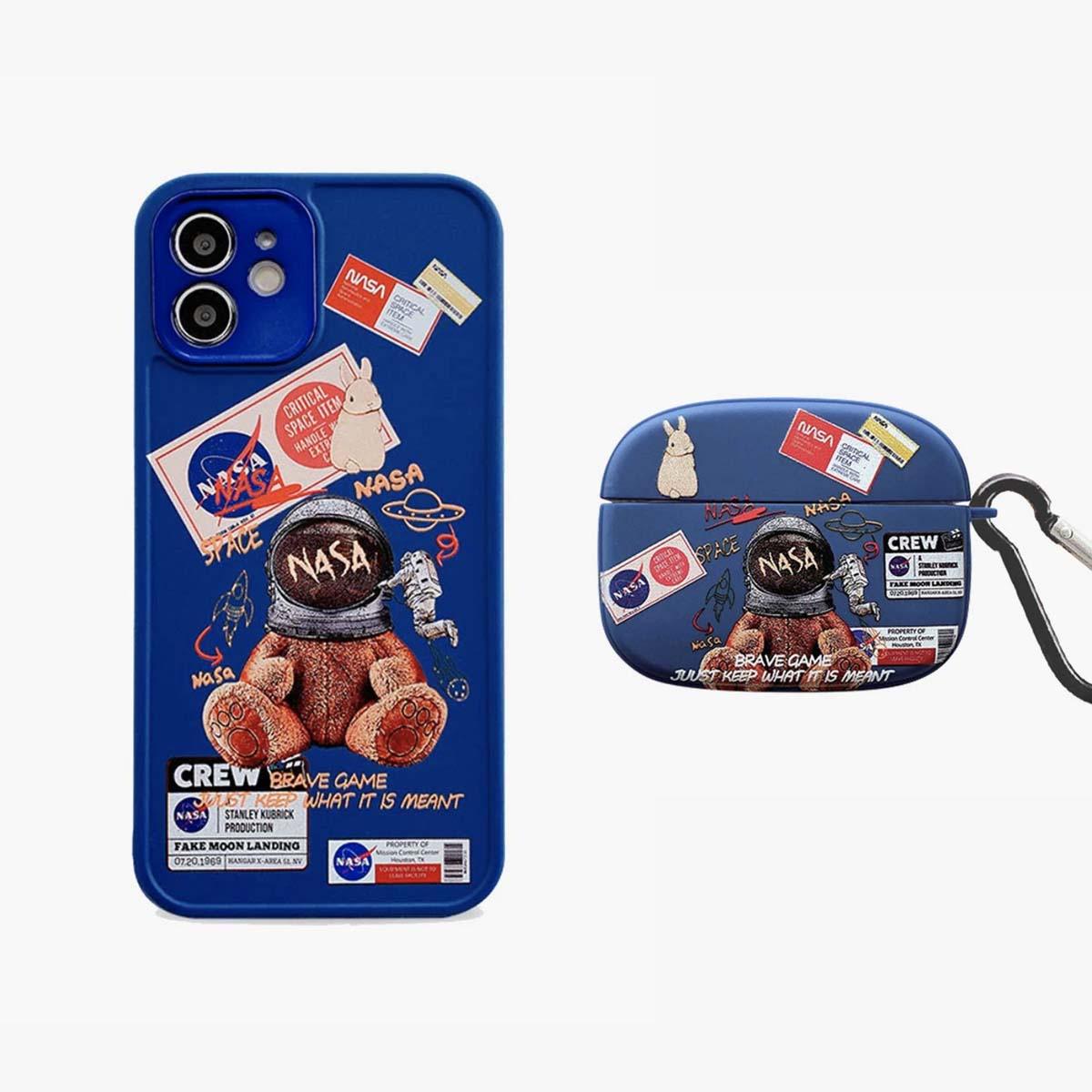 Limited Blue Astronaut Phone & AirPods Case | 2-Pack mysite