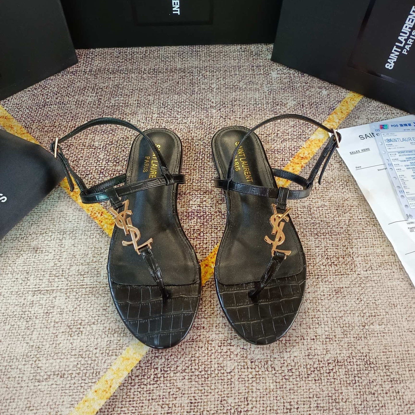 Logo-embellished leather slingback sandals mysite