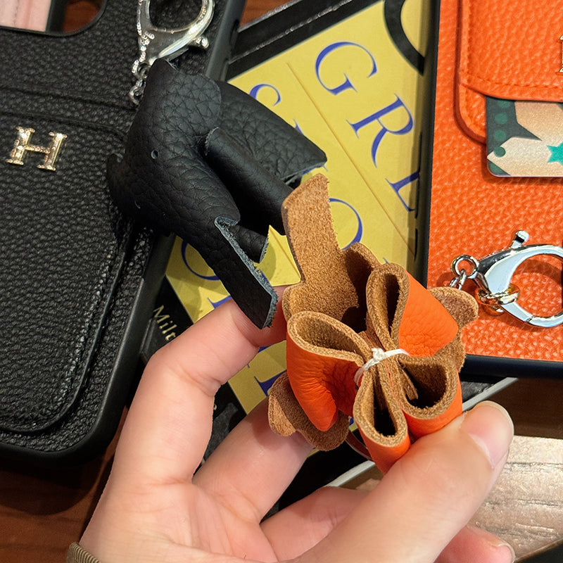 H Card Holder Leather Pendant iPhone Case mysite