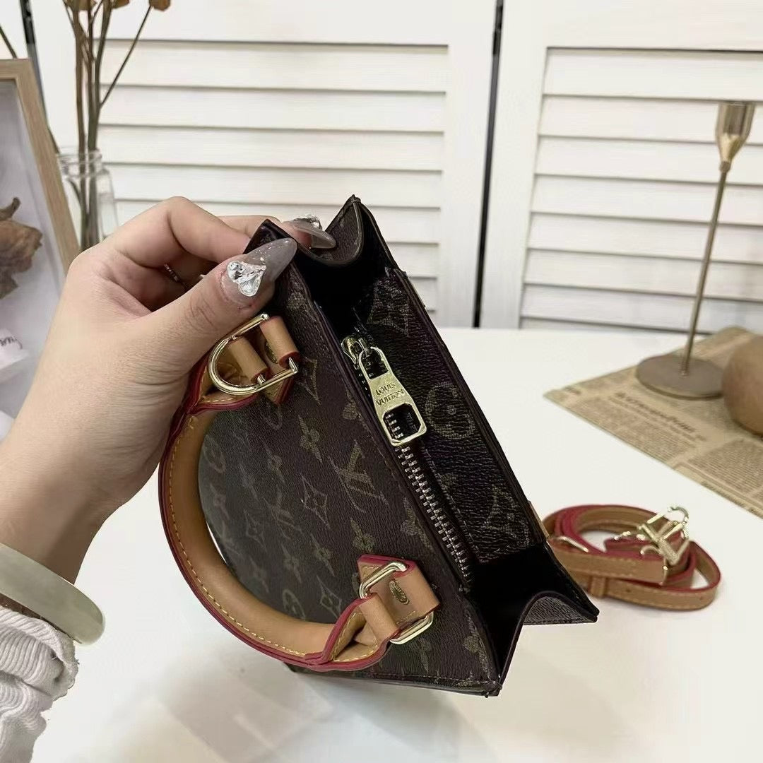 Luxe Texture Leather Handbag  008 mysite