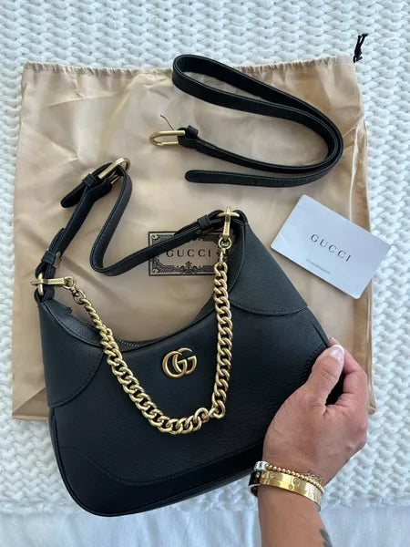 Gucci Aphrodite mini leather shoulder bag mysite