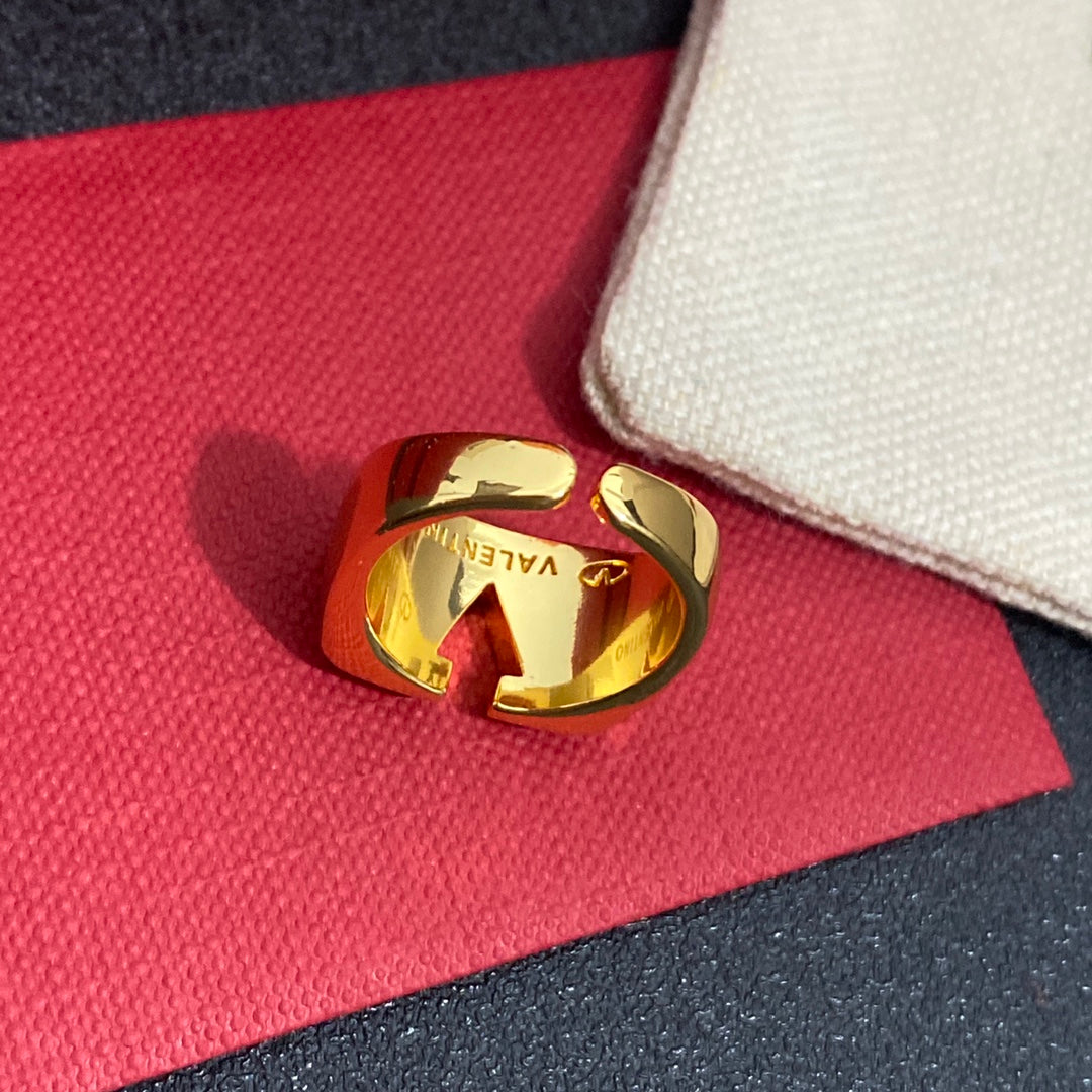 Fashion Gold Diamond Open Rings-s mysite