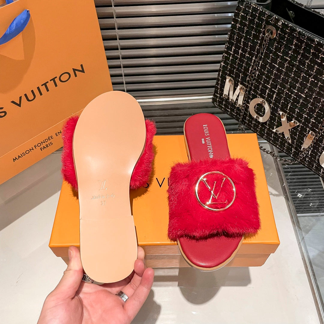 Fur Lock It Sandals mysite