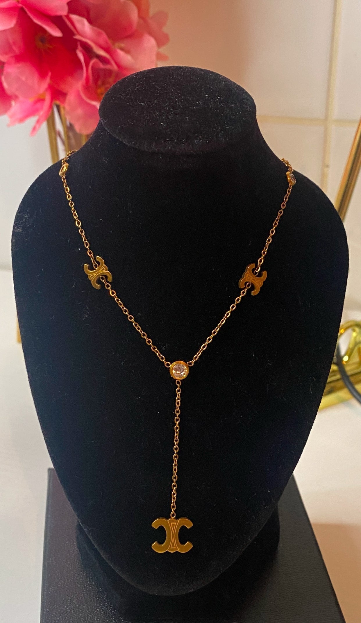 Designer Brand letter CC Necklace Elegant mysite