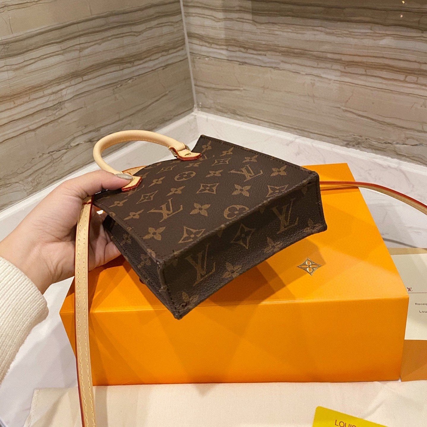 Brown Mini Tote Bag mysite