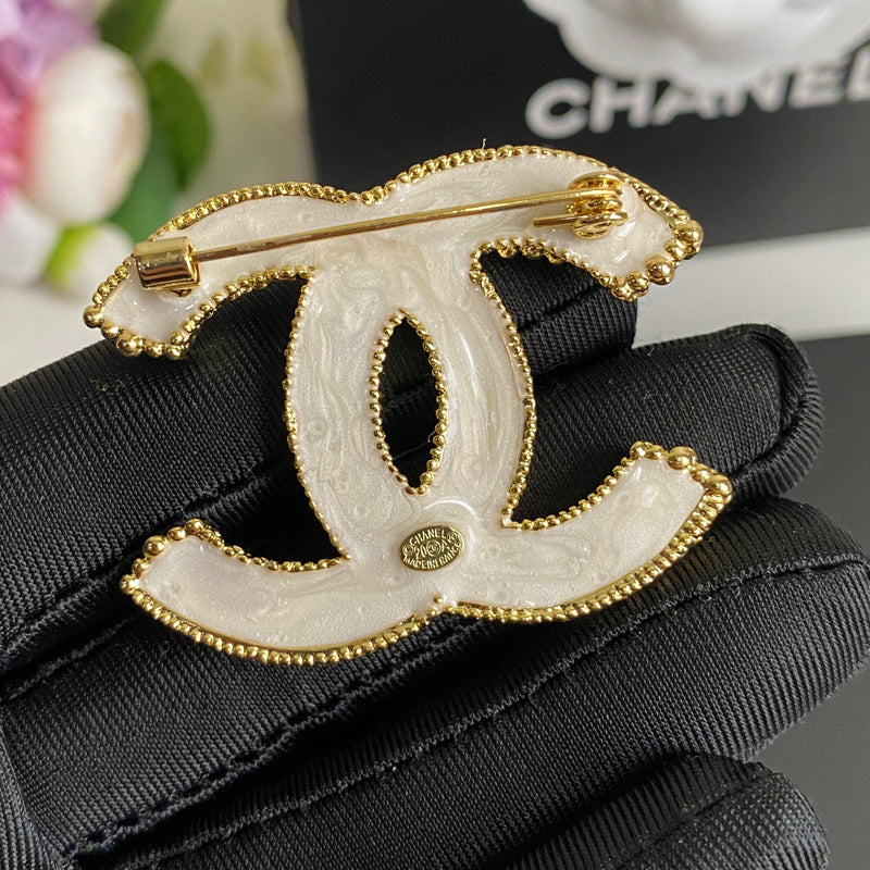 Glittering Gold Crystal Brooch-1-s mysite
