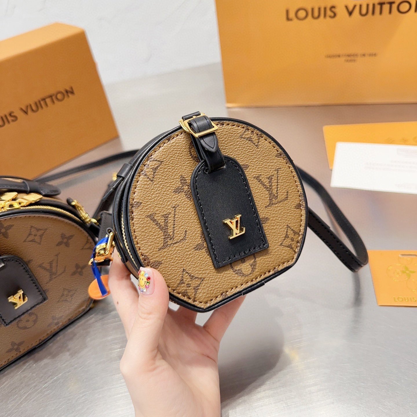 Fashion Coffee Chapeau Bag