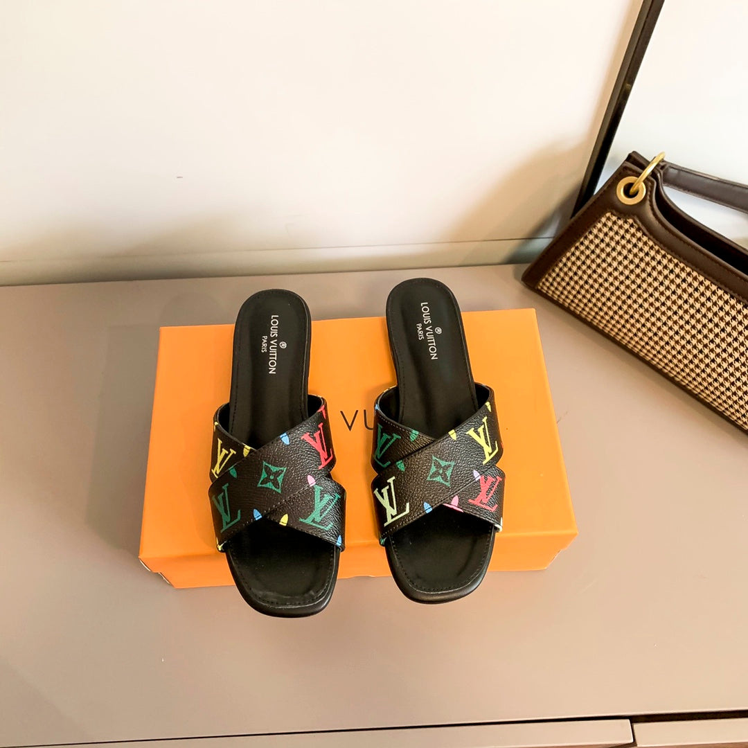 Cross Strap Flat Sandals mysite