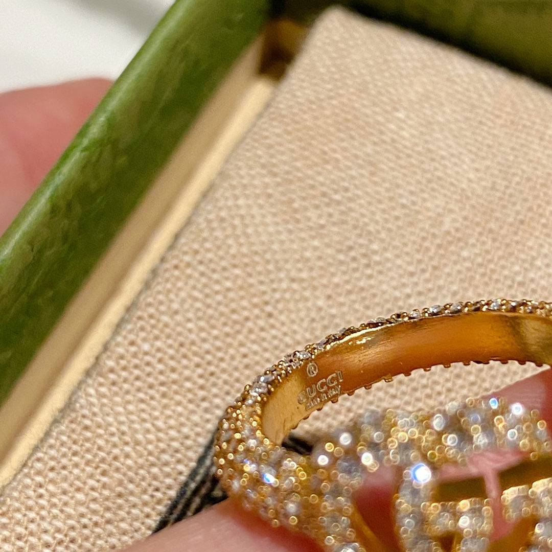 Sparkling Diamond Open Ring mysite