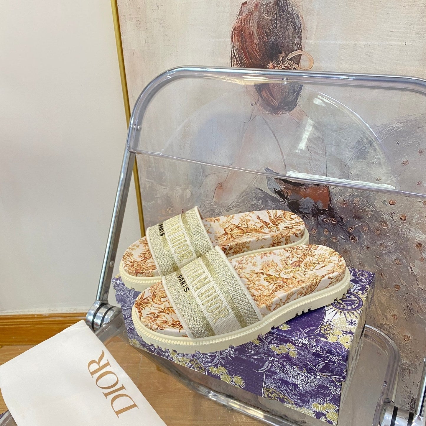 Jacquard Pattern Slippers mysite