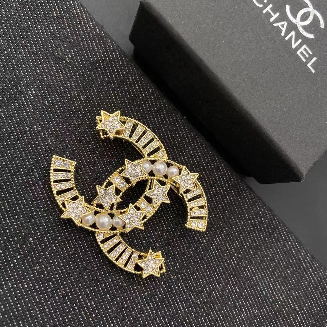 Star Pearl Diamond Brooch mysite