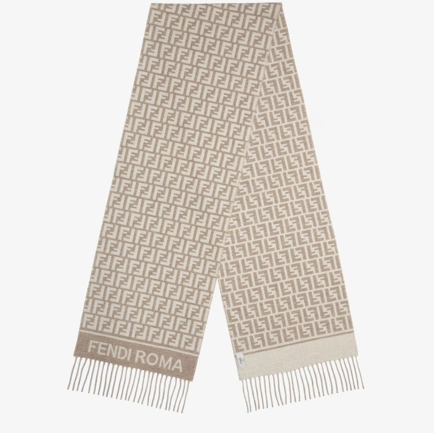 Embossed 100% cashmere scarf mysite