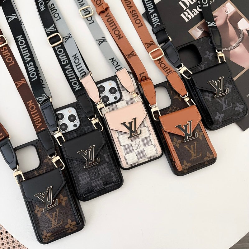 Lou Card Bag Five Color Chain iPhone Case mysite