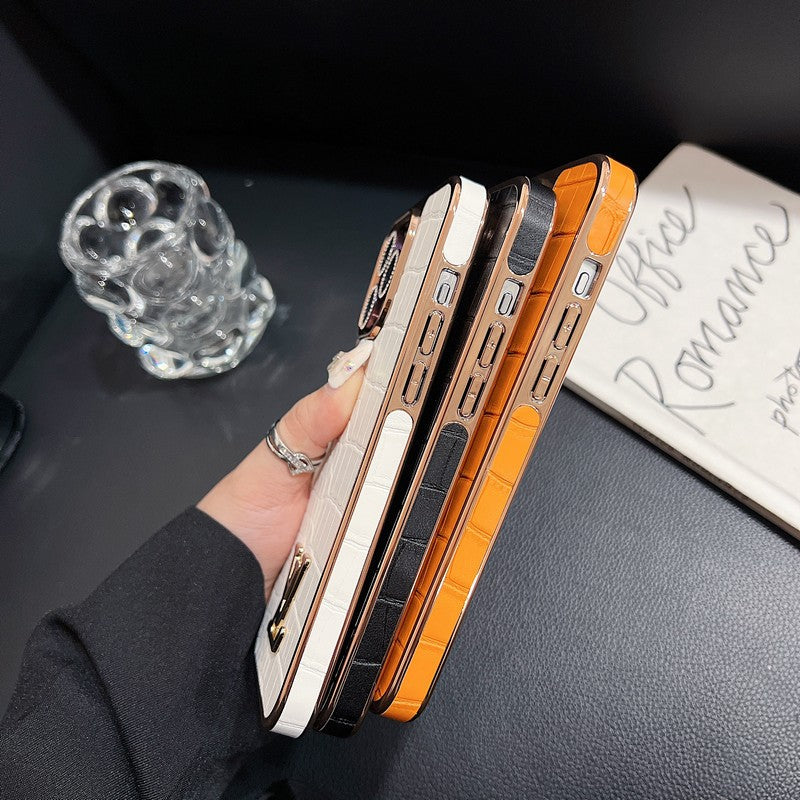 Lou Crocodile Pattern Color iPhone Case mysite