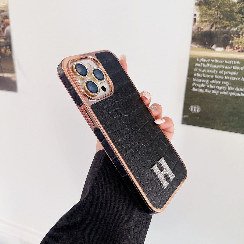 Herm Diamond Logo Rose Gold iPhone Case mysite