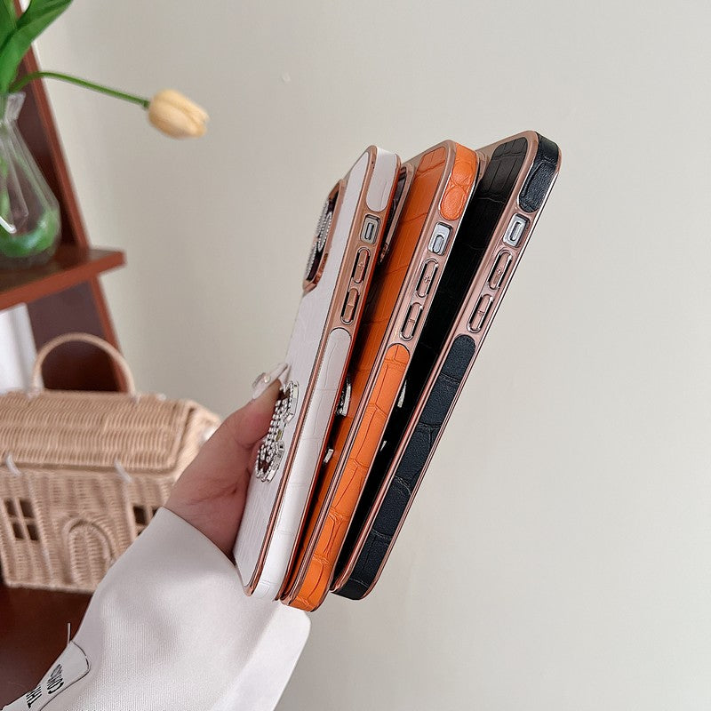 CC Diamond Logo Rose Gold iPhone Case mysite